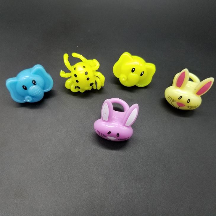 TPR Flashing Animal Finger Ring