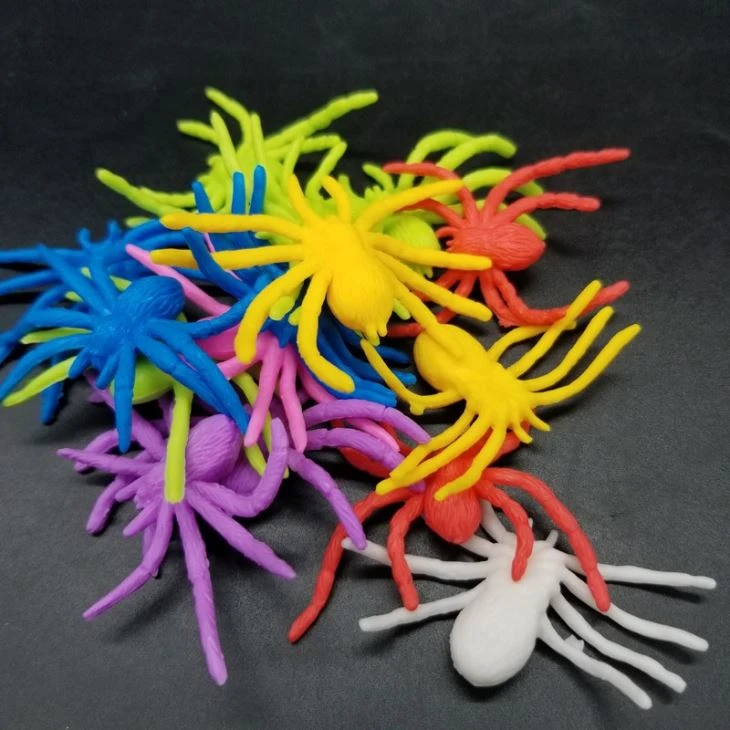 TPR Sticky Stretchy Spider Toys