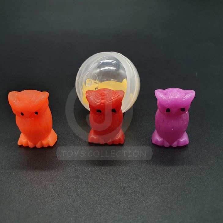 Sticky Animal Owl Pencil Topper Toy