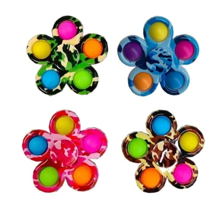Finger Simple Dimple Bubble Spinner For Kids