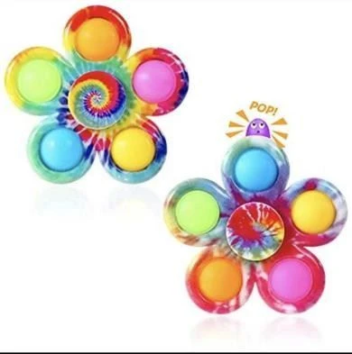 Finger Simple Dimple Bubble Spinner For Kids