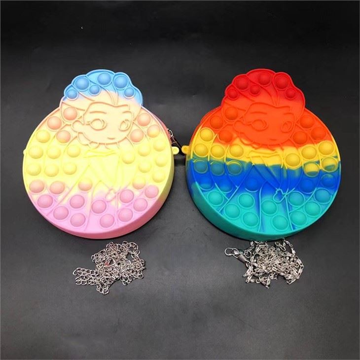 Stress Reliever Silicone Crossbody Bubble Bags
