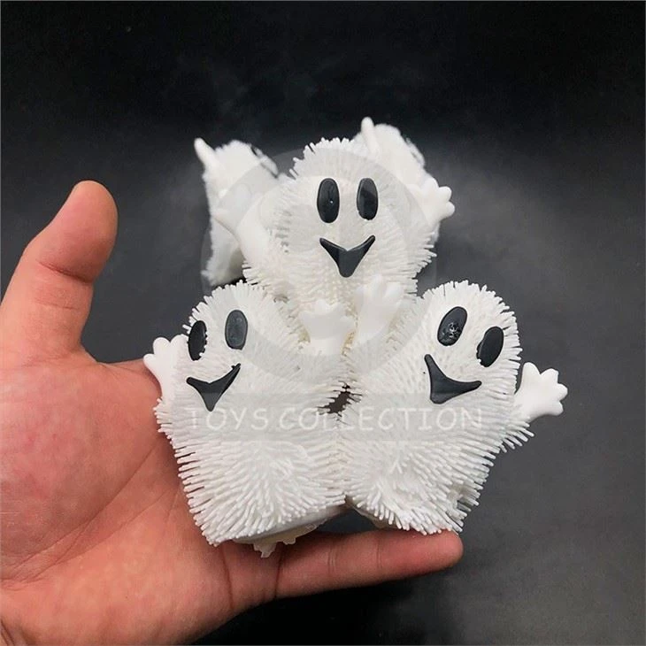 Halloween 2022 Party Supplies Decorations Halloween Lights Spike Ball Pumpkin Ghost Puffer Toys LED Halloween For Kids
