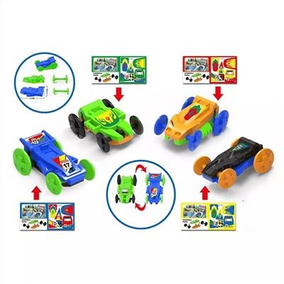 Mini Plastic Assemble Car Toy