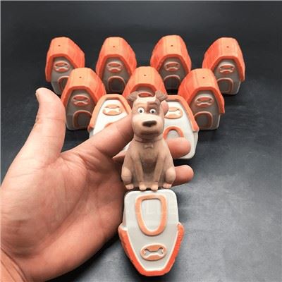 Squeeze Flip Dog House Toy