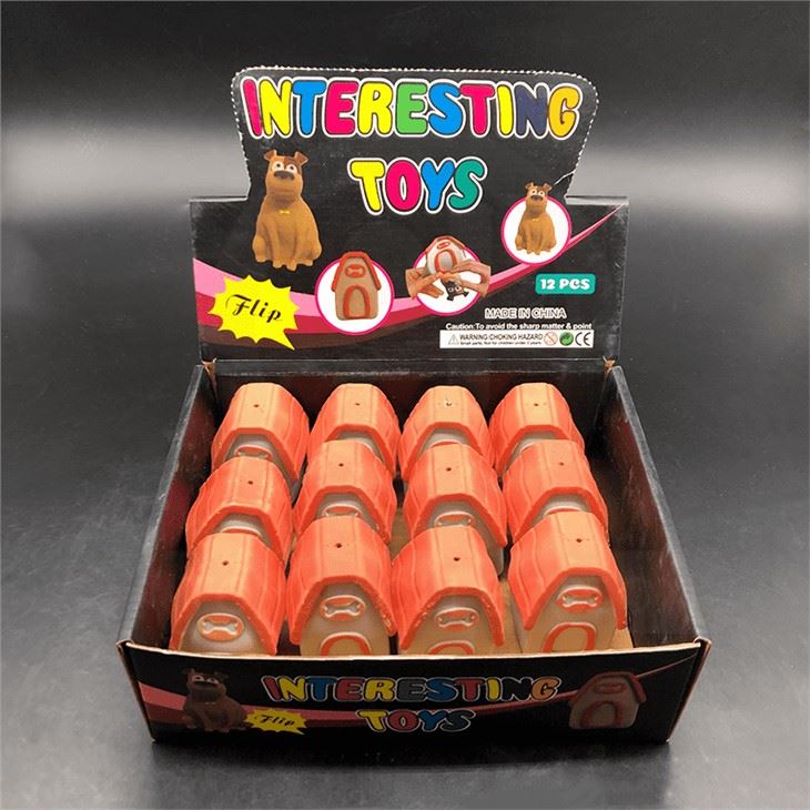 Squeeze Flip Dog House Toy