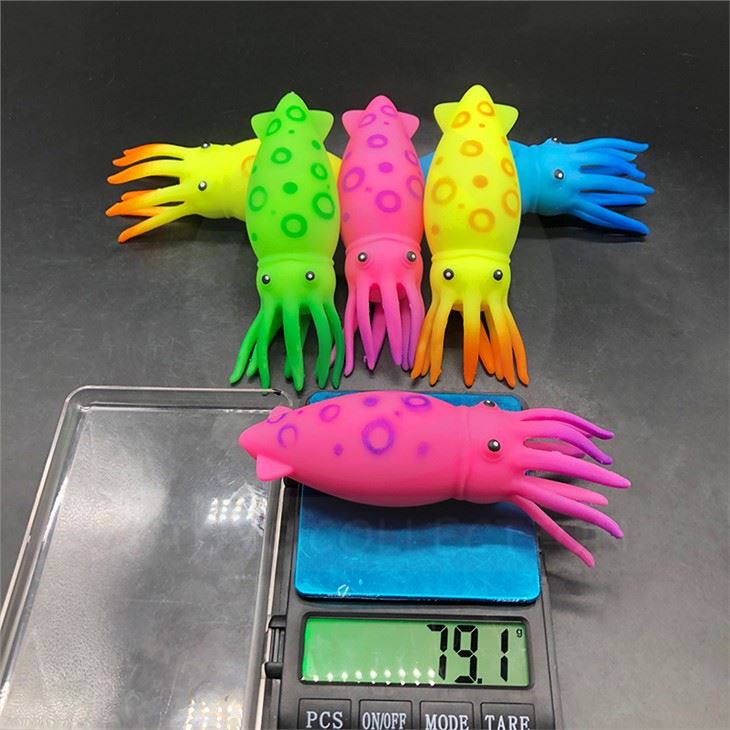 Squeeze Squid Toy