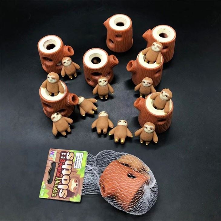 Stretchy Sloth Toys For Capsule