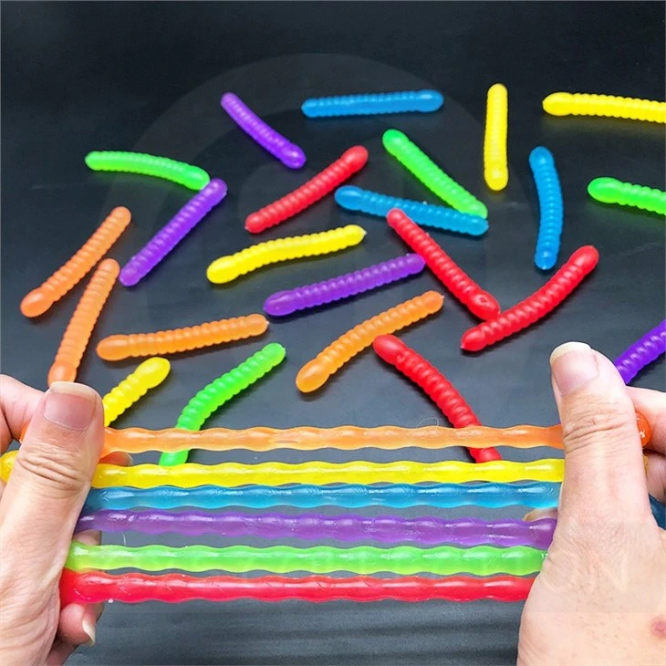 Stretchy Worm Noodle String Toy