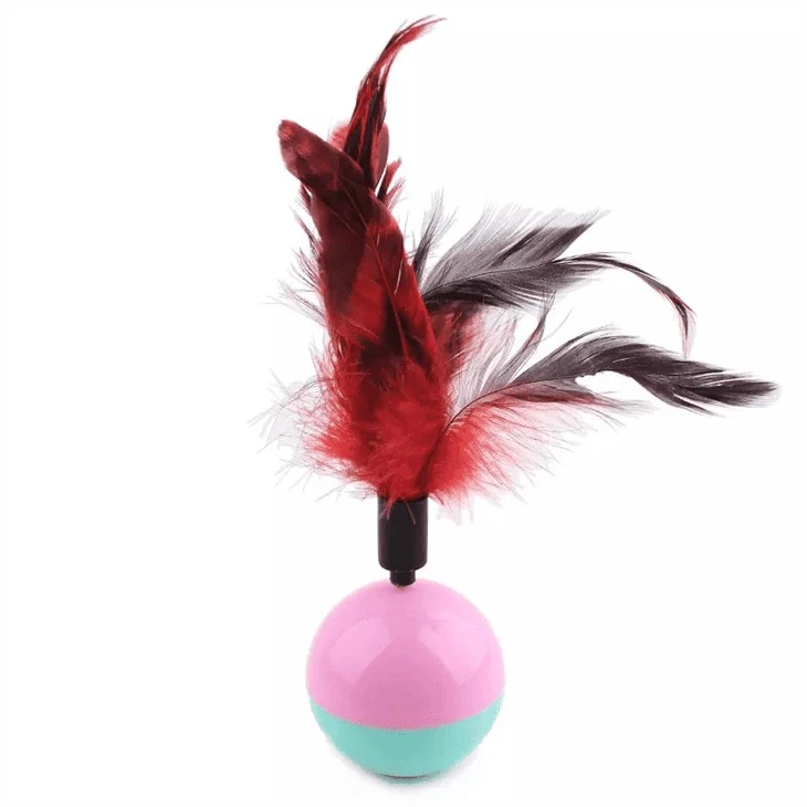 Tumbler Feather Toy