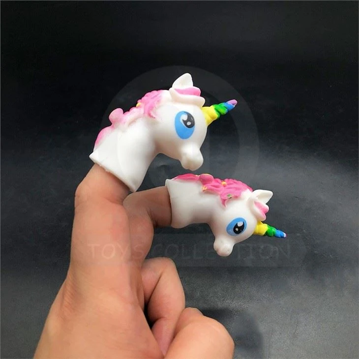 Wholesale Stretchy Unicorn Finger Puppet Toy