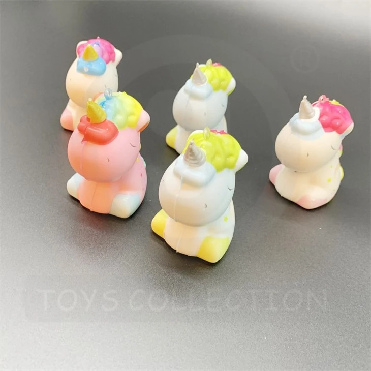Hot Slow Rising Rainbow Unicorn Horse For Vending Machine