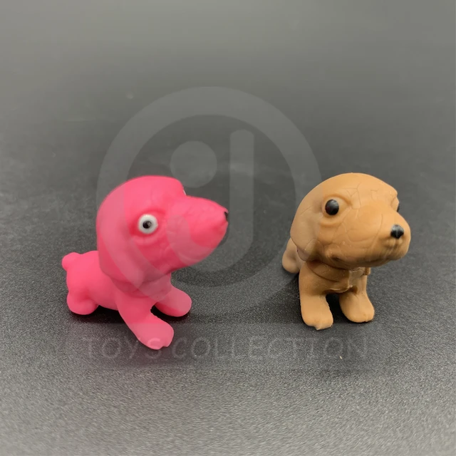 Mini Dog Figures Soft Plastic Puppies Toys