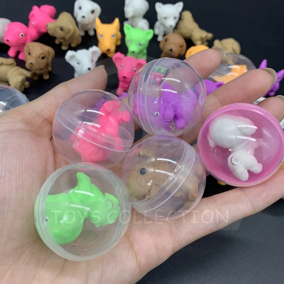 Mini Dog Figures Soft Plastic Puppies Toys