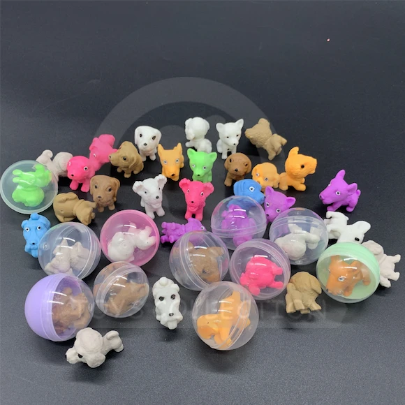 Mini Dog Figures Soft Plastic Puppies Toys