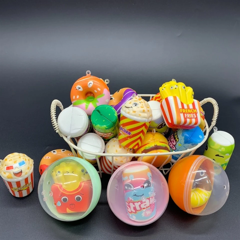 PU Food Slow Rising Stress Toy Key Chain Party
