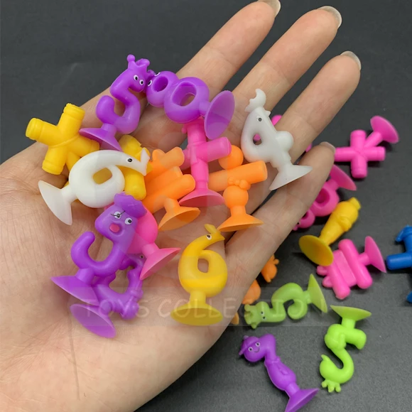PVC Animal Number Sucker Figurine