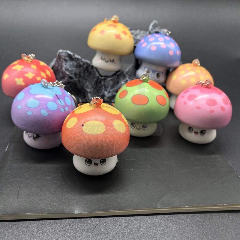 Slow Rising Squishy Mushroom Capsule Toy