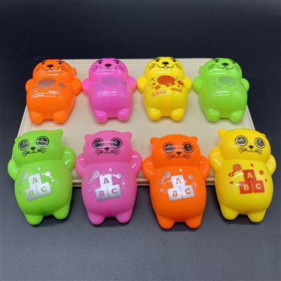 Pull Back Animal Cat Tigger Friction Vehicle