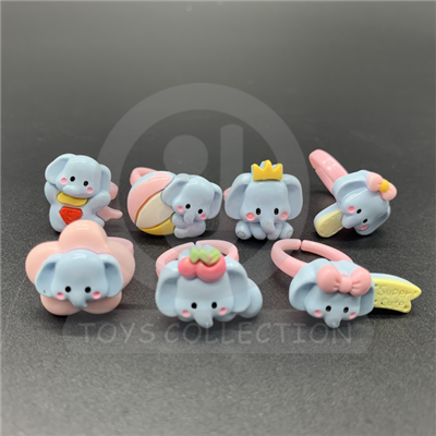 Wholesale Cute Elephant Capsule Finger Ring Toy