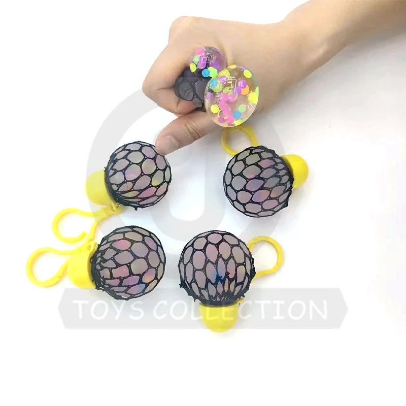 Squeeze Mesh Ball With Mini Bead